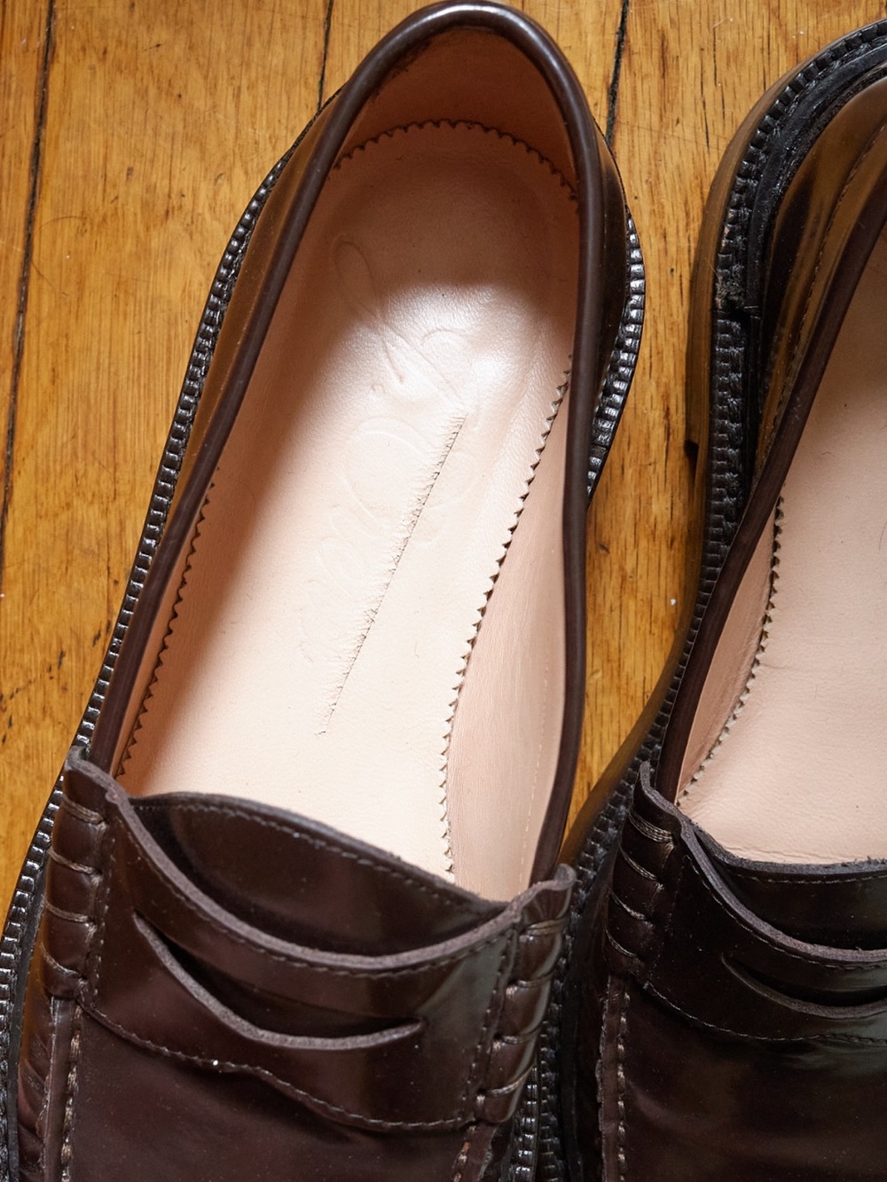 J Crew Women’s  Penny Loafers in Dark Brown - Picture 4 of 6